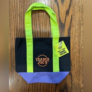 Trader Joe's mini Canvas Tote Bag-NWT